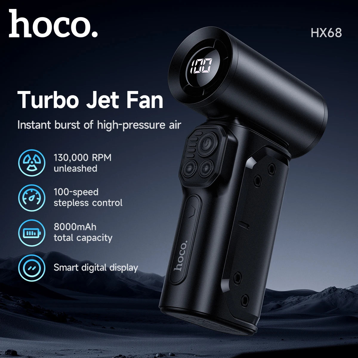 HOCO HX68 Turbo Jet Fan Air Blower