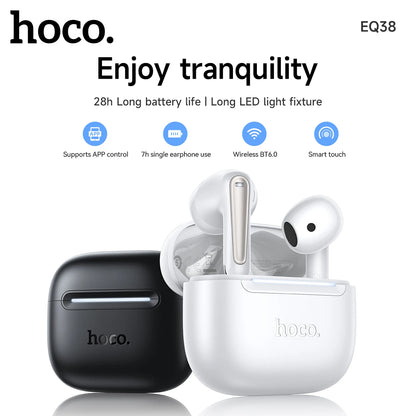 HOCO EQ38 App-Controlled Semi-In-Ear Wireless Earbuds