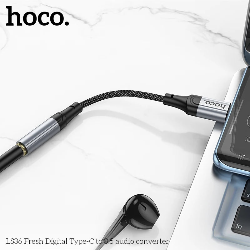 HOCO LS36 USB-C to 3.5mm Audio Adapter with DAC
