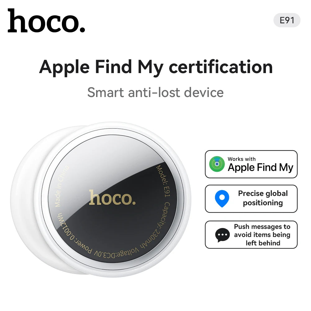 HOCO E91 Smart Anti-Lost GPS Tracker with Apple Find My Integration