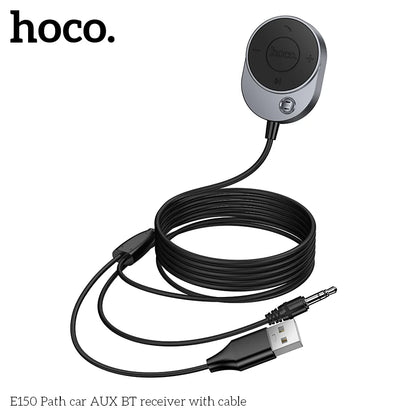 HOCO E150 Bluetooth 5.4 AUX Receiver for Car