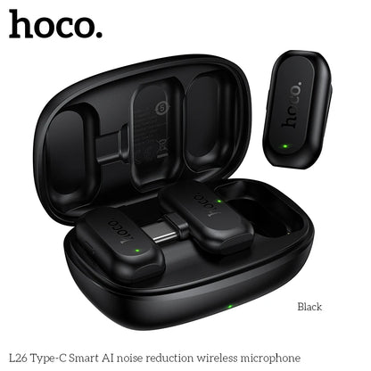HOCO L26 Wireless Lavalier Microphone for USB-C