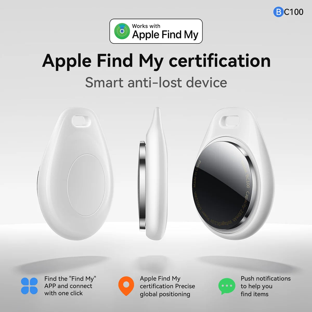 HOCO BC100 Smart Tracker Compatible with Apple Find My