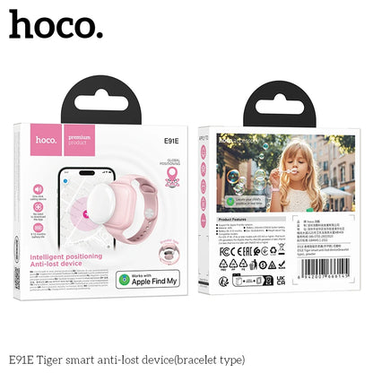 hoco E91E Tiger smart anti-lost device packaging on a white background