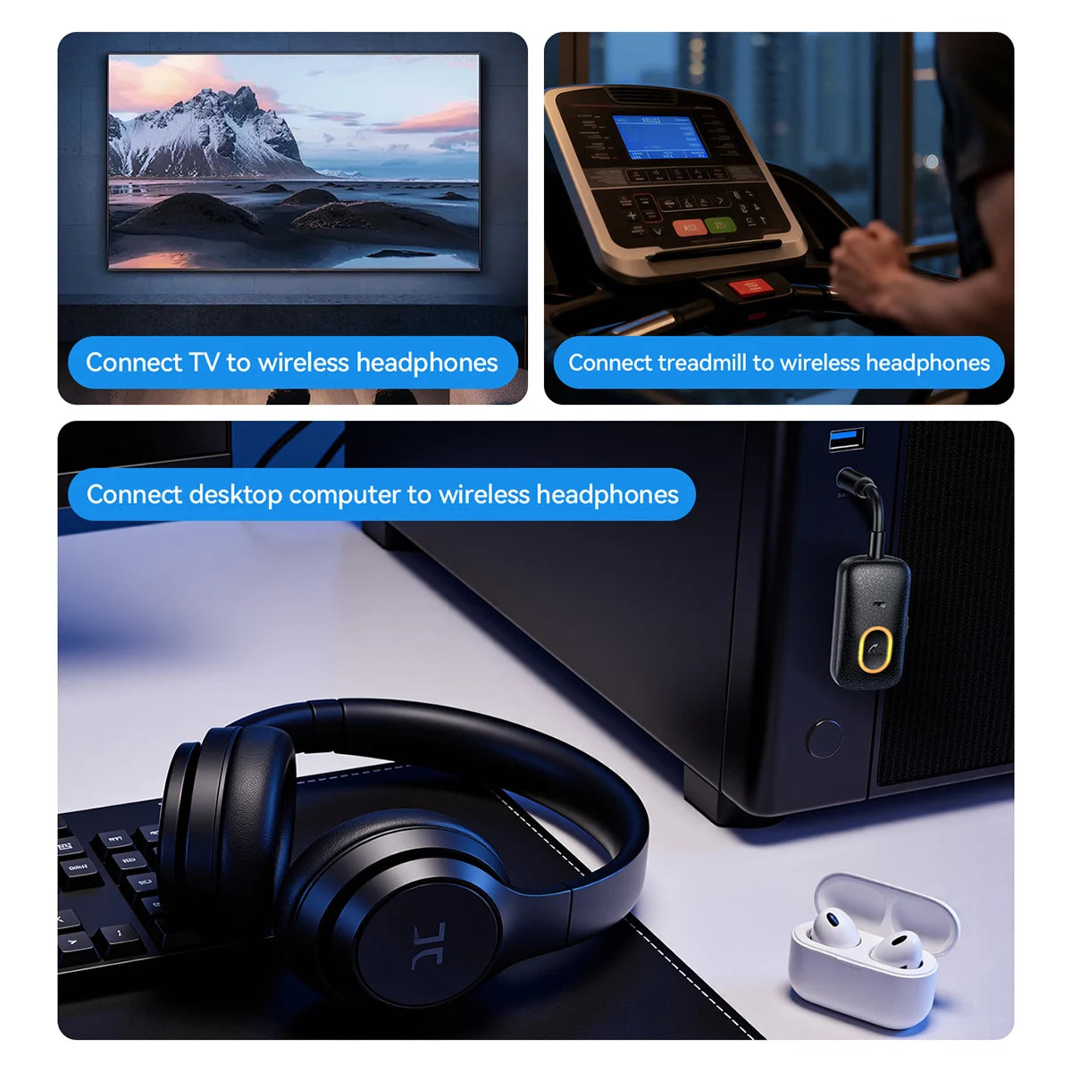 HOCO E151 Bluetooth 5.4 AUX Receiver & Transmitter