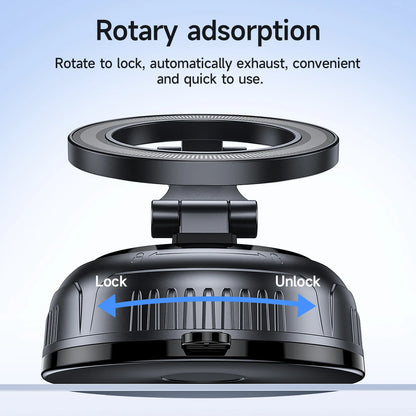HOCO H92 Magnetic Car Phone Mount with Suction Cup and 360° Rotation