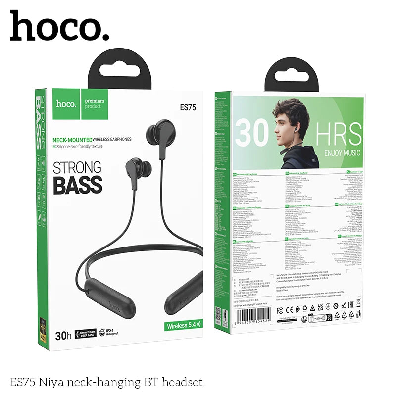 HOCO ES75 Bluetooth Neckband Earphones