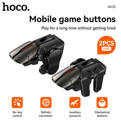 HOCO GA22 Mobile Gaming Triggers with 6 Buttons (2-Pack)