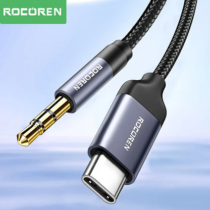 ROCOREN USB-C to 3.5mm AUX Audio Cable