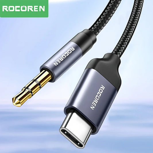 ROCOREN USB-C to 3.5mm AUX Audio Cable