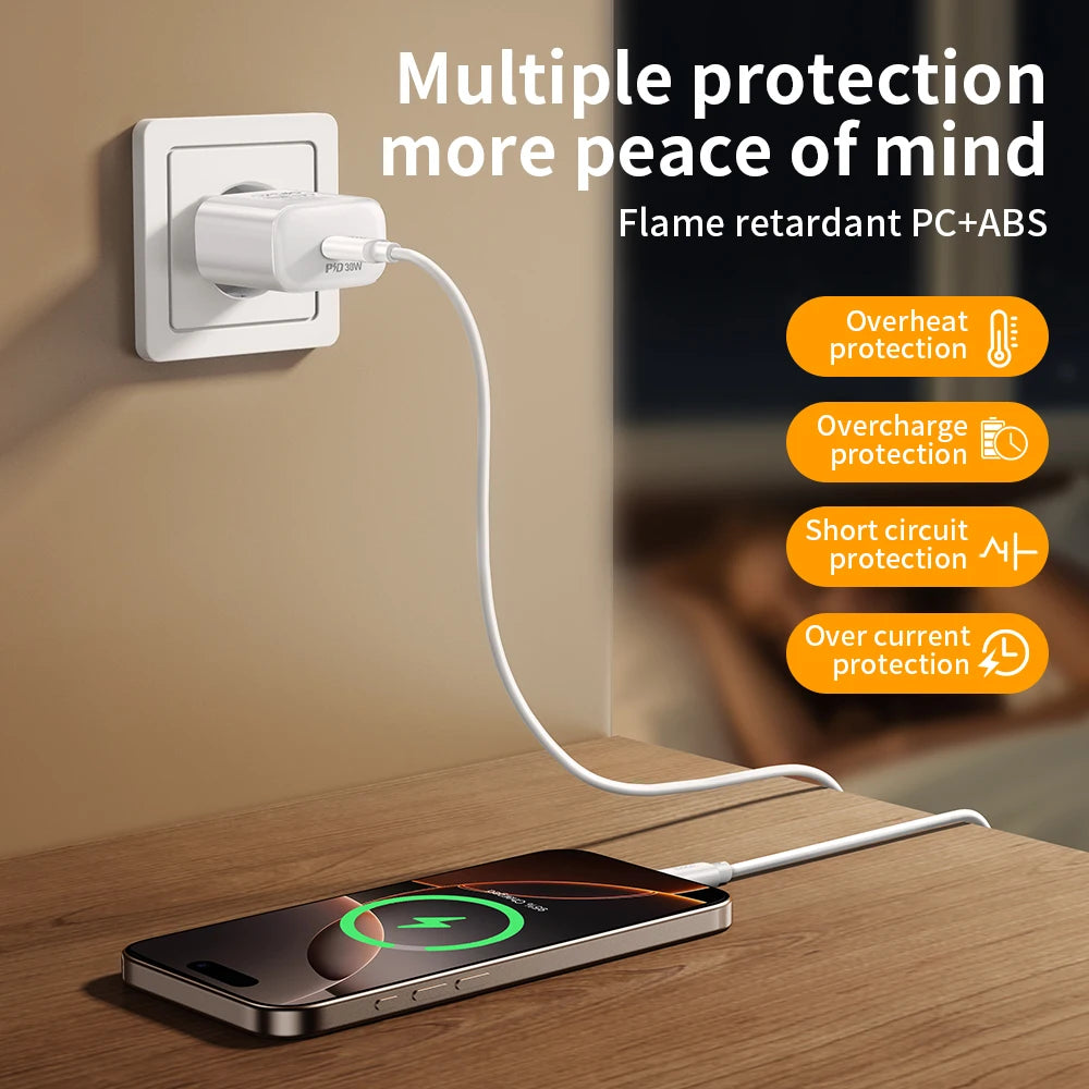 HOCO C76A Pro 30W USB-C PD Fast Charger