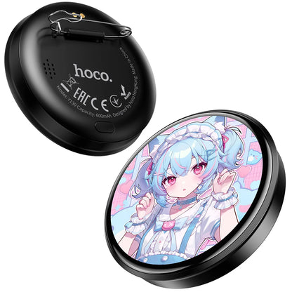 HOCO Y130 Electronic Display Badge with 1.85” HD Touch Screen