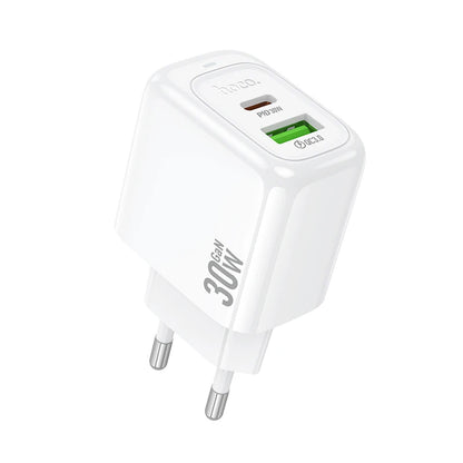 HOCO CS55A Dual Port PD 30W + QC 3.0 Wall Charger