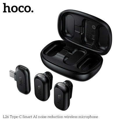 HOCO L26 Wireless Lavalier Microphone for USB-C