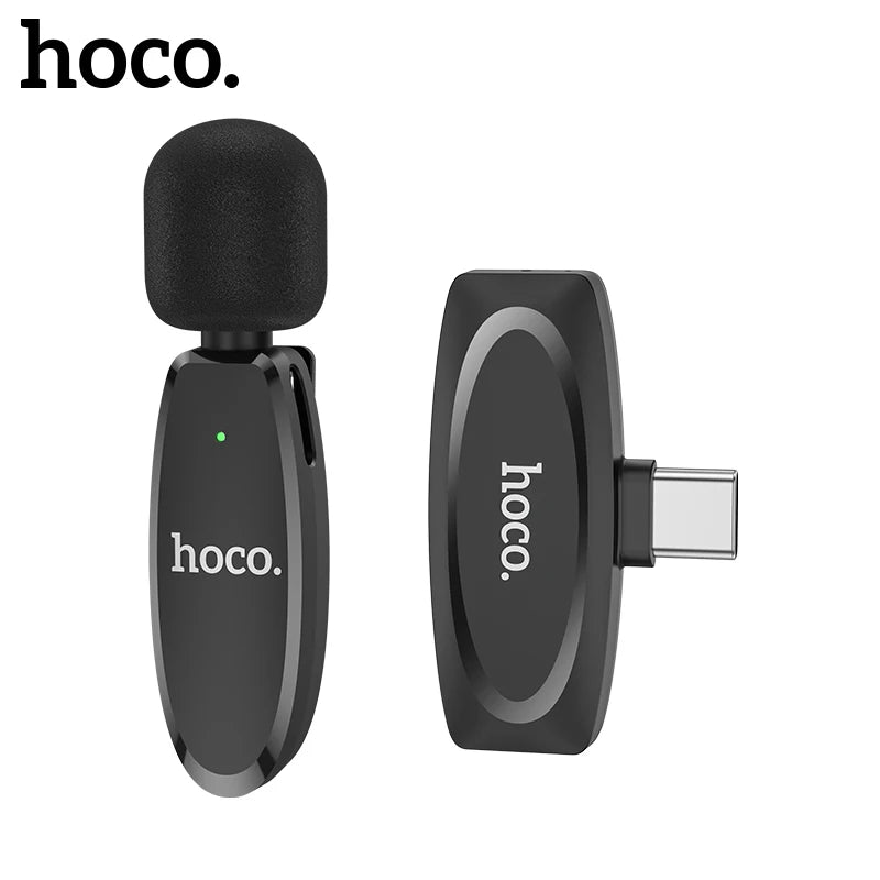 HOCO L15 Wireless Lavalier Microphone USB-C