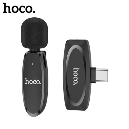 HOCO L15 Wireless Lavalier Microphone USB-C