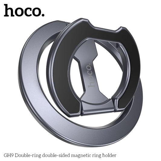 HOCO GH9 Magnetic Double Ring Phone Holder (MagSafe Compatible)