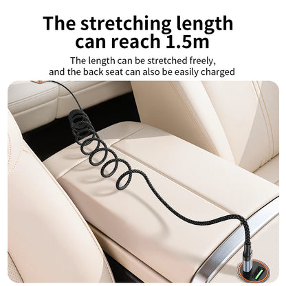 HOCO X121 60W USB-C Spiral Fast Charging Cable