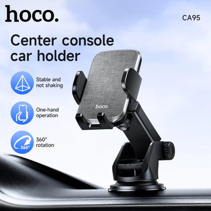 HOCO CA95 Suction Cup Car Phone Mount with Telescopic Arm