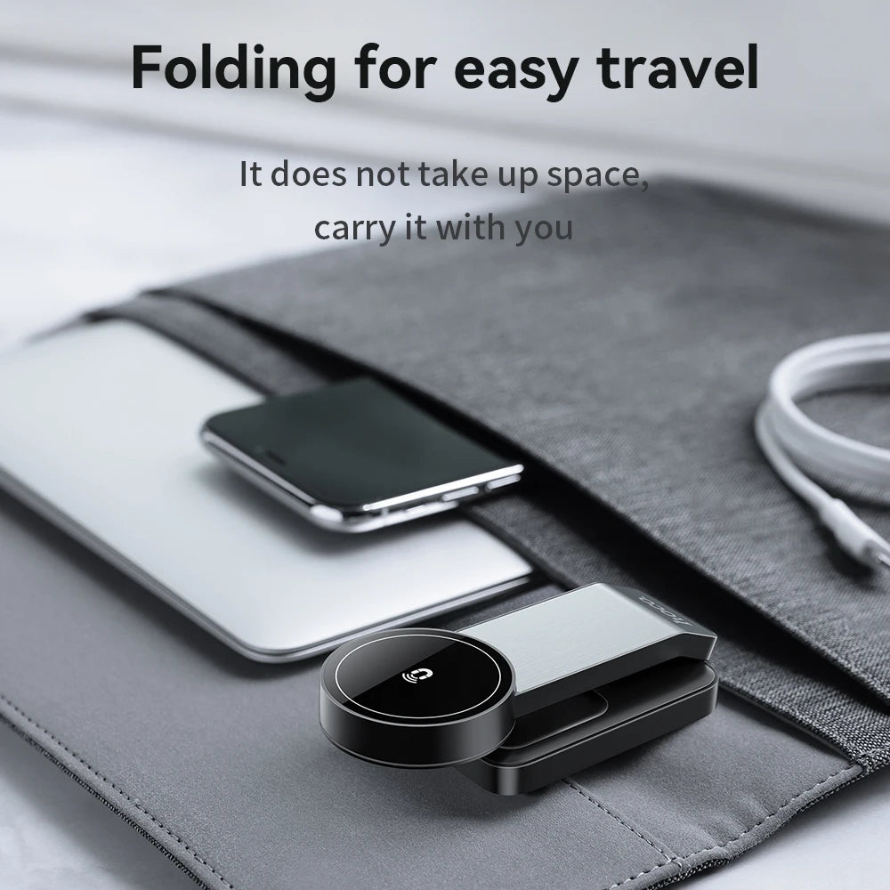 HOCO CQ3 3-in-1 Foldable Magnetic Wireless Charging Stand