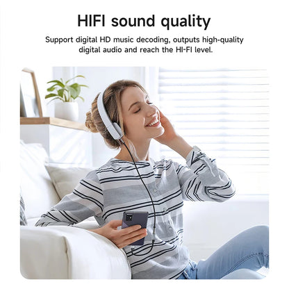 HOCO UPA32C USB-C to 3.5mm Audio Adapter with DAC