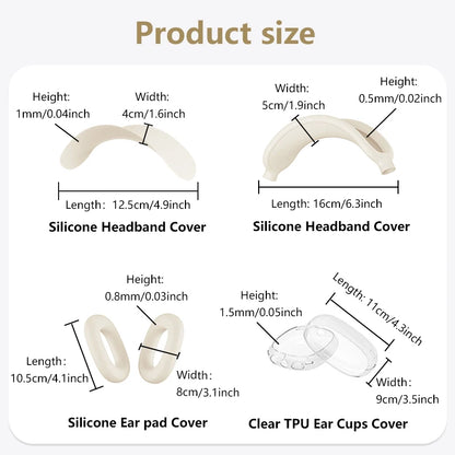 HOCO 4-in-1 Silicone Protective Case Kit for W65 & W65 Plus