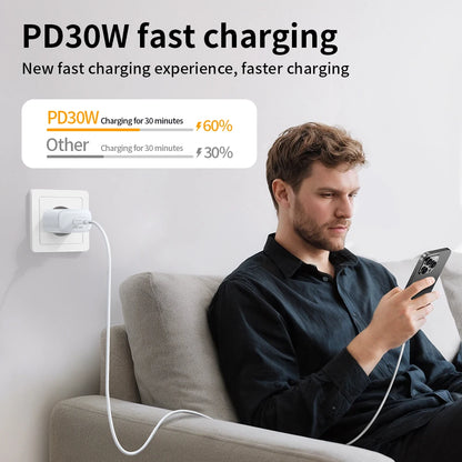 HOCO C76A Pro 30W USB-C PD Fast Charger