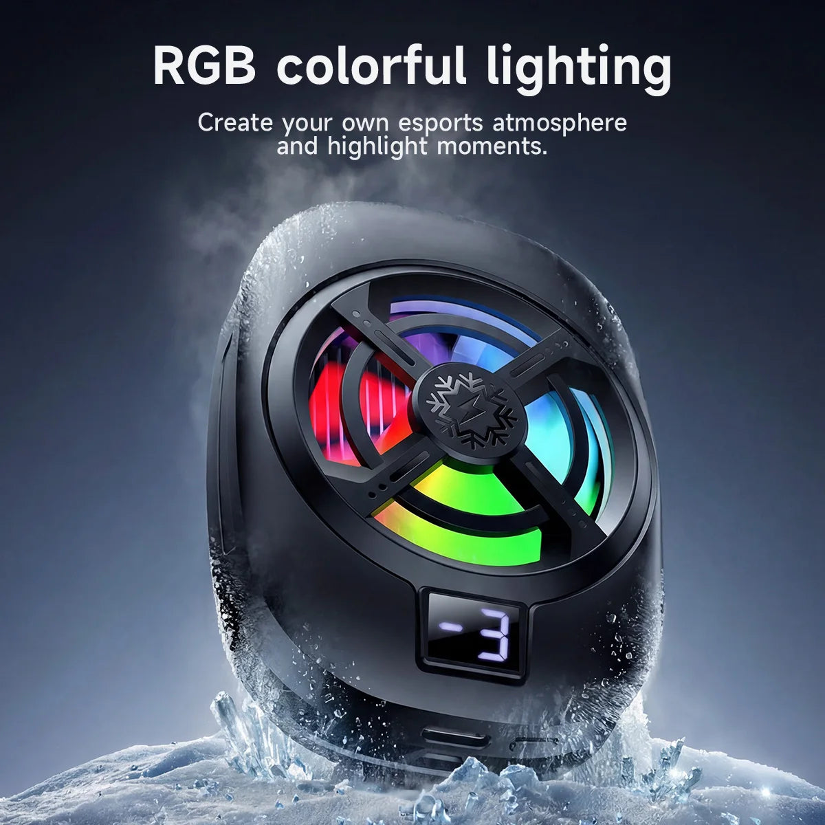 HOCO GM76 Magnetic Phone Cooler with RGB Display