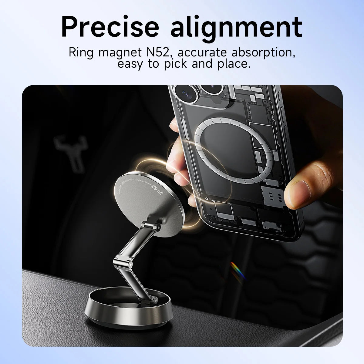 HOCO H83 Folding Magnetic Car Holder