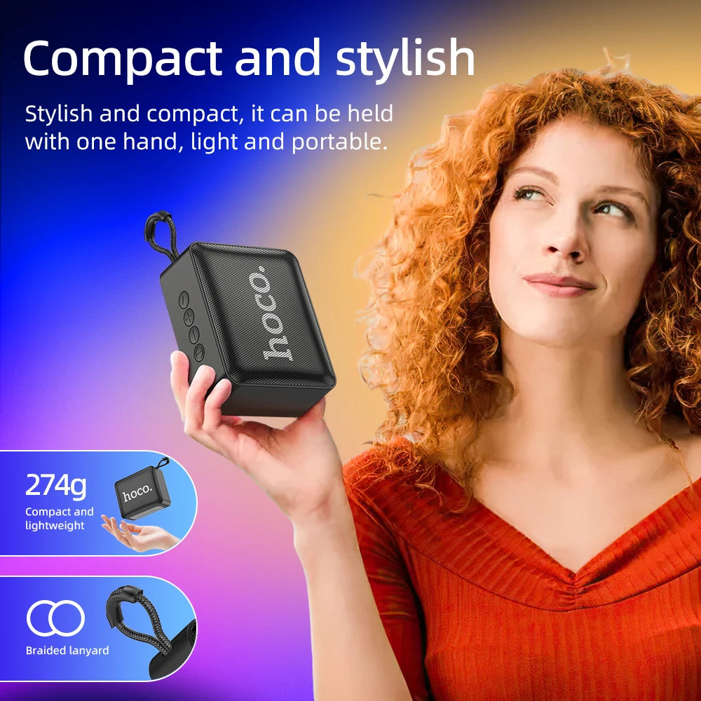 HOCO BS51 Mini Bluetooth Speaker with TWS & FM