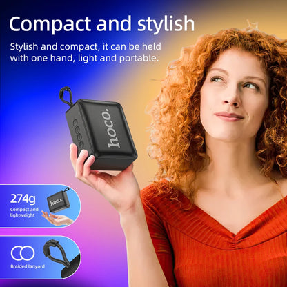 HOCO BS51 Mini Bluetooth Speaker with TWS & FM