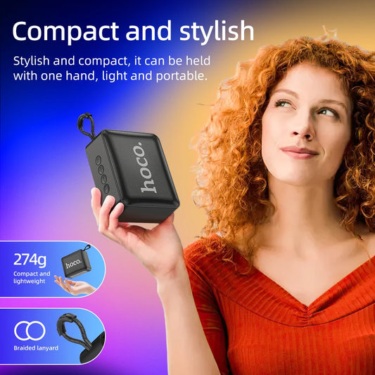 HOCO BS51 Mini Bluetooth Speaker with TWS & FM