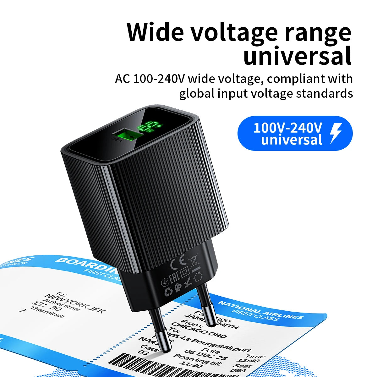 HOCO CS81A PowerDisplay 18W Fast Charger