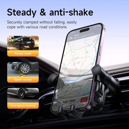 HOCO H66 Gravity Car Air Vent Phone Holder – 360° Rotation