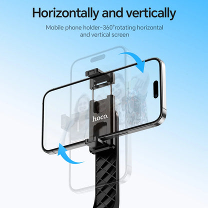 360-degree phone holder with 'hoco.' branding on a blue background