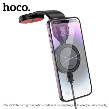 HOCO HW29 Magnetic Wireless Car Charger 15W