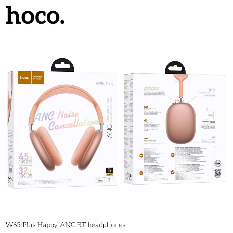 HOCO W65 Plus ANC Wireless Headphones