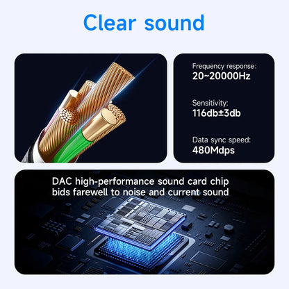 HOCO LS36 USB-C to 3.5mm Audio Adapter with DAC