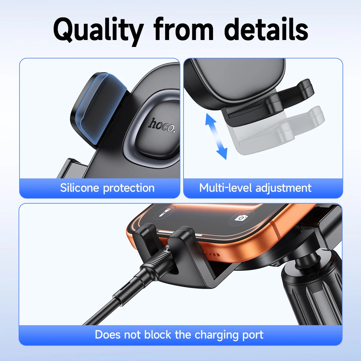 HOCO H75 Automatic Air Vent Car Phone Holder