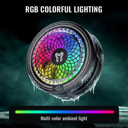 HOCO GA6 AI Magnetic Phone Cooler with RGB Display