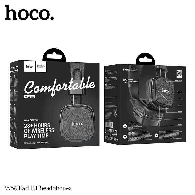 HOCO W56 Wireless Over-Ear HiFi Headphones