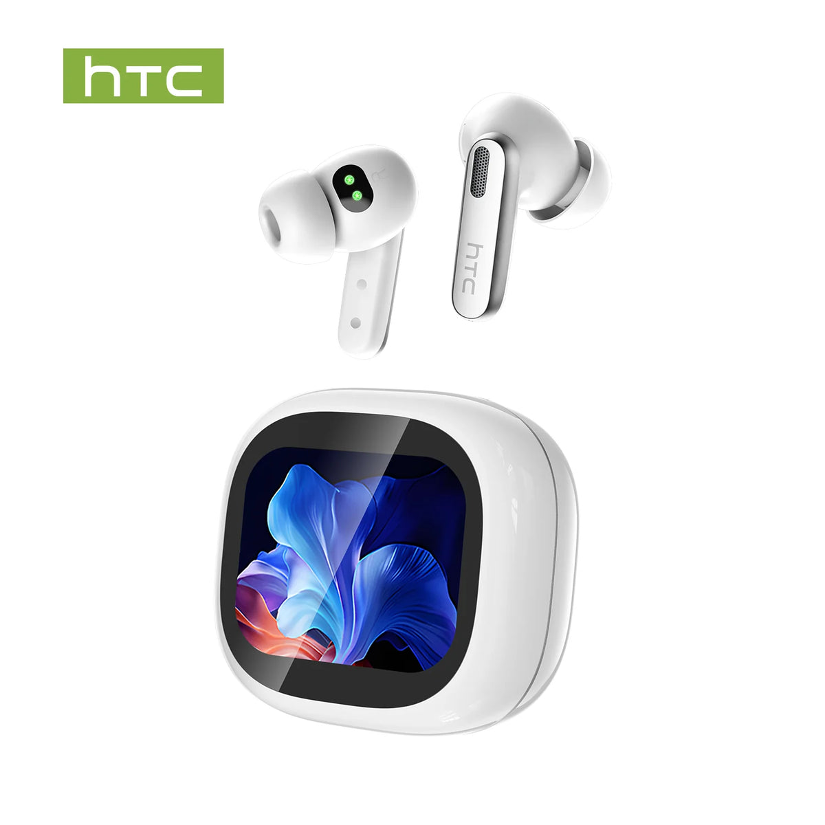 HTC NE46 AI Translation Smart Earbuds with Heart Rate Monitoring