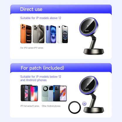 HOCO HW33 Magnetic Wireless Car Charger Mount 15W