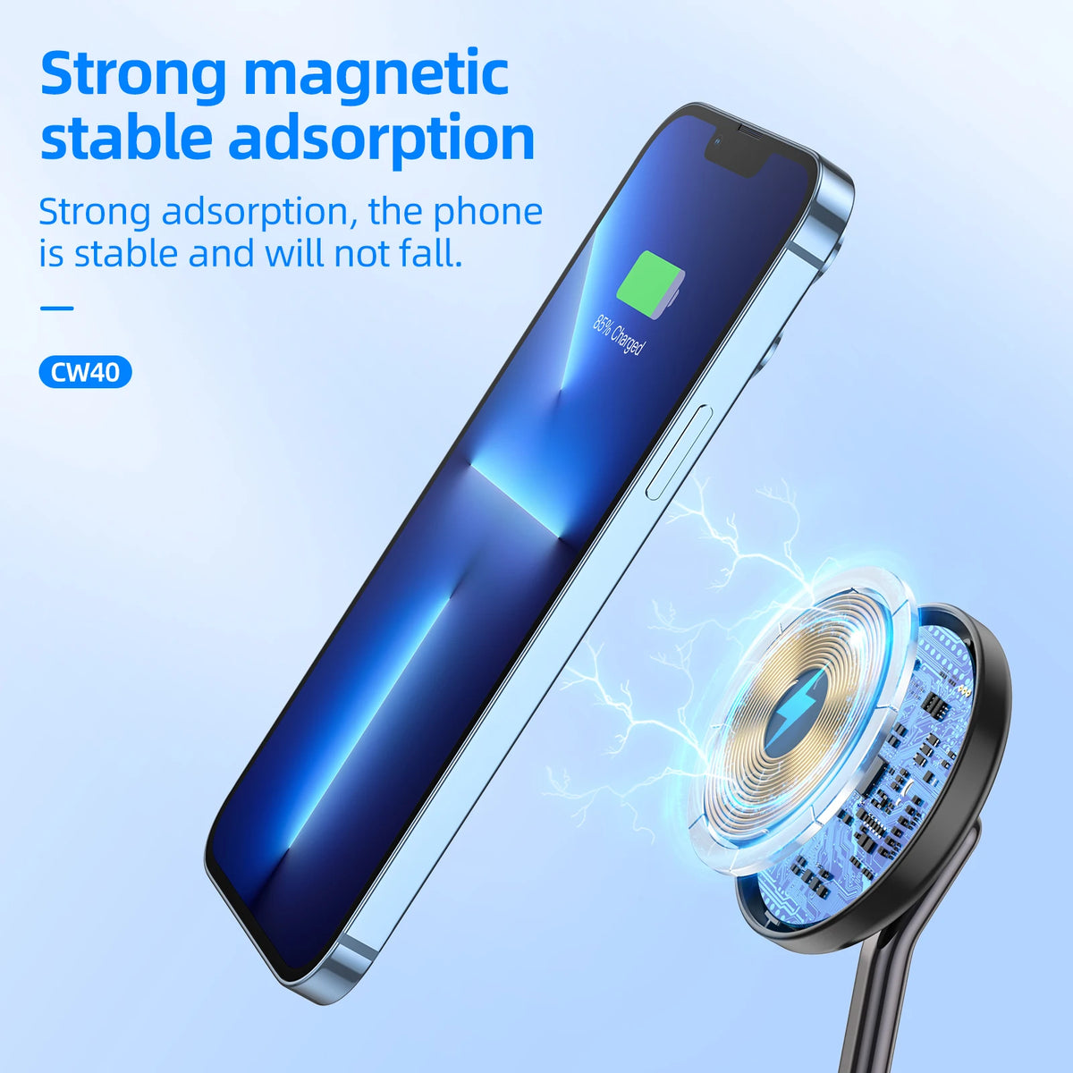 HOCO CW40 3-in-1 Magnetic Wireless Charging Stand