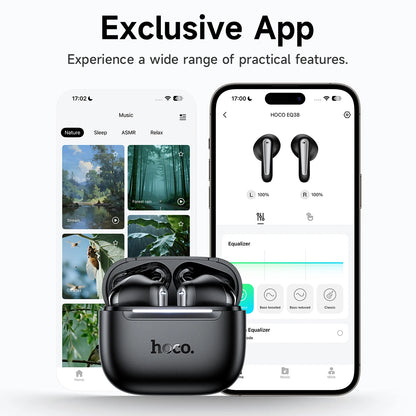HOCO EQ38 App-Controlled Semi-In-Ear Wireless Earbuds