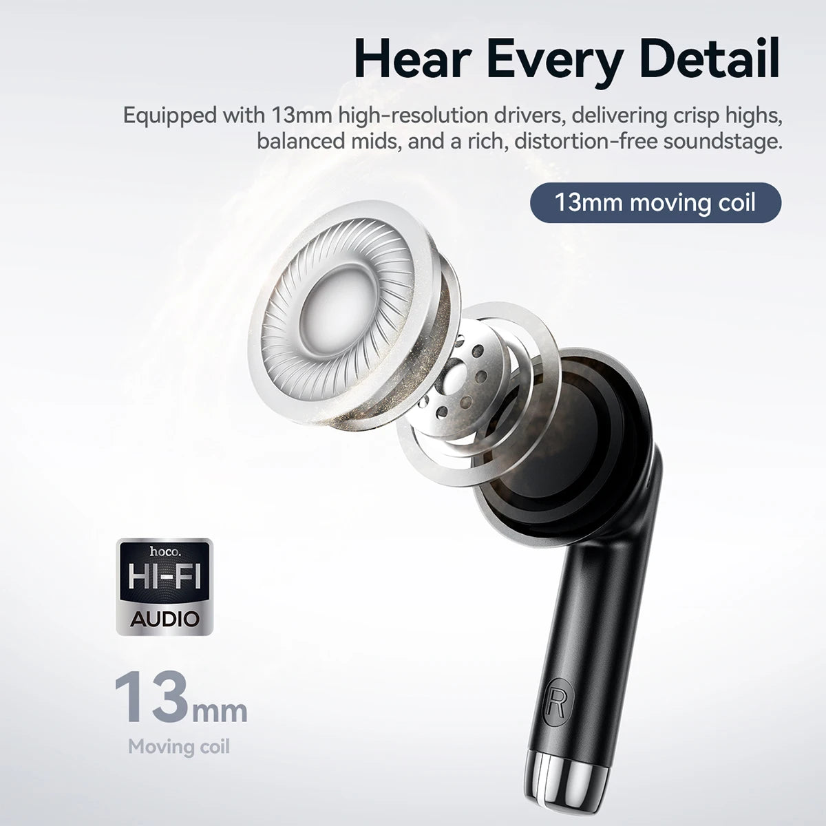 HOCO EW205 Mini Semi-In-Ear Wireless Earbuds
