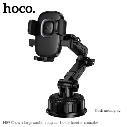 HOCO H89 Suction Cup Car Phone Mount with Adjustable Arm