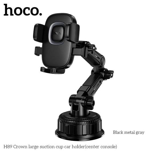 HOCO H89 Suction Cup Car Phone Mount with Adjustable Arm