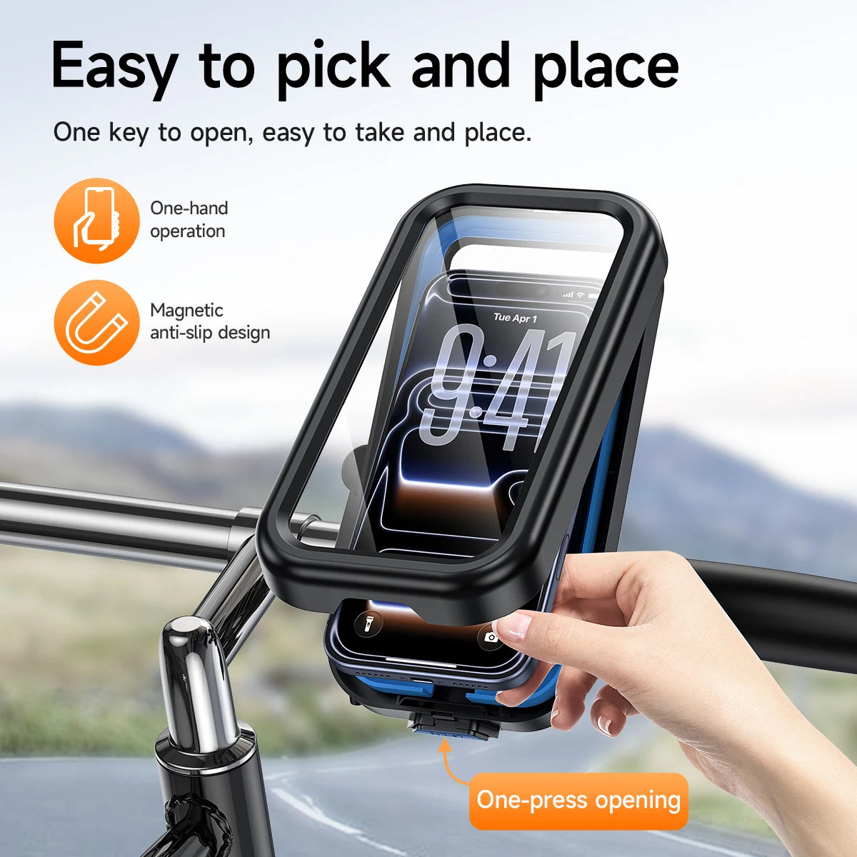 HOCO H95 Waterproof Bike Phone Mount