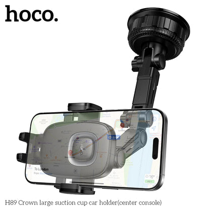 HOCO H89 Suction Cup Car Phone Mount with Adjustable Arm